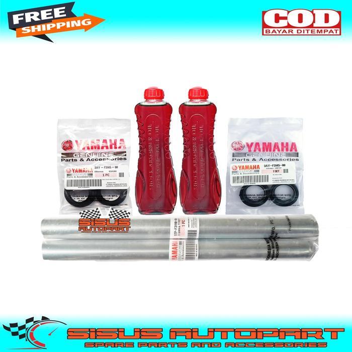 PAKET AS SHOCK DEPAN JUPITER Z VEGA R CRYPTON / AS SHOCK DEPAN JUPITER Z+SEAL SHOCK+SEAL TUTUP ABU+O