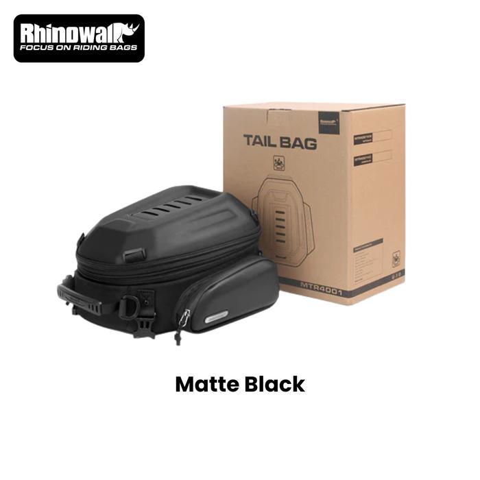 Tas Belakang Motor Rhinowalk MTR4001 Tail Bag Hard Shell Premium - Matte Black