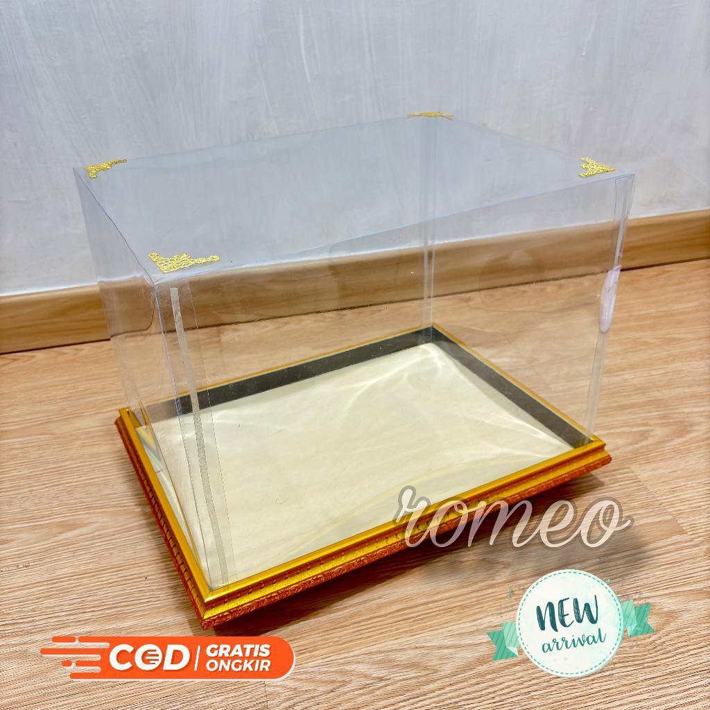 Sehari Jadi MIKA JUMBO TINGGI 28cm Satuan XL Kotak Seserahan Fiber dan Kayu Berkaki