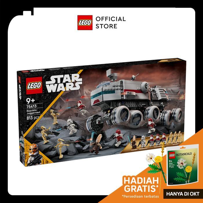 LEGO Star Wars  75413 Republic Juggernaut (813 Pieces) Star Wars Toys (9 Tahun+)