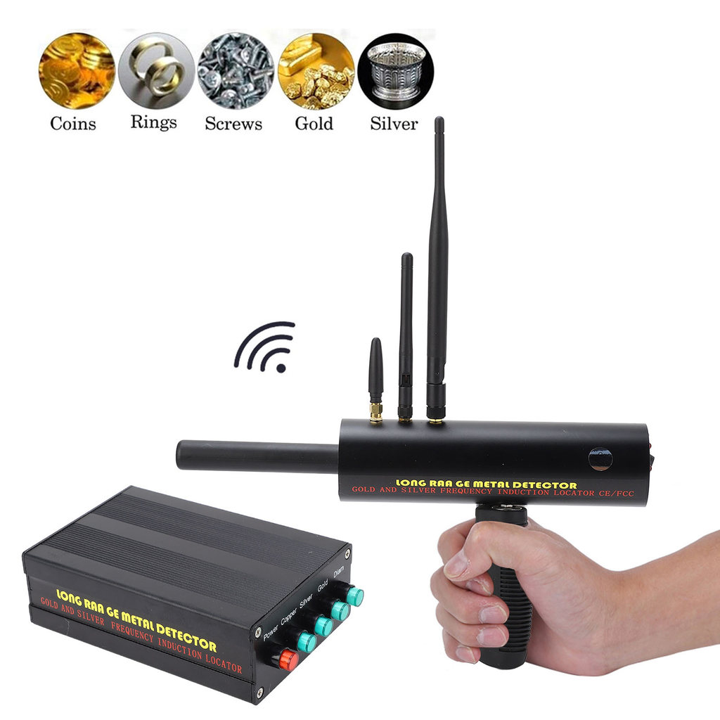 Gold Detector Metal Detector High Accuracy 3 Antennas 1000m Range 20m Detecting Depth Professional M