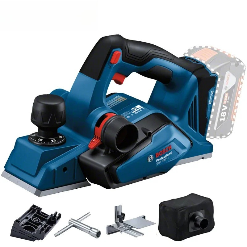 GHO 185LI Brushless Cordless Electric Planer BOSCH Professional 18V Woodworking Planer Carpentry Pla