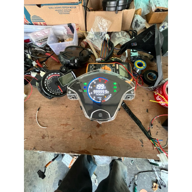 Speedometer Digital Custom Honda Beat FI