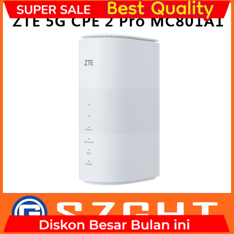 New Unlocked ZTE MC801A1 5G Indoor CPE Router With SIM Card Slot SDX55 Platform WiFi6 4G LTE CAT22 W