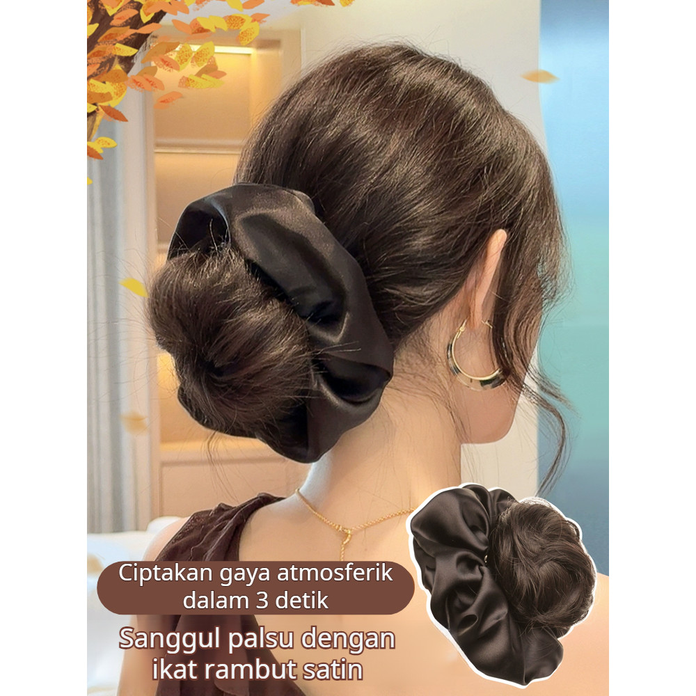 [Diskon Spesial] Wig Hair Buns | Wig Gaya Korea | Gaya Santai | Wig Hair Buns Gaya Santai Sehari-har
