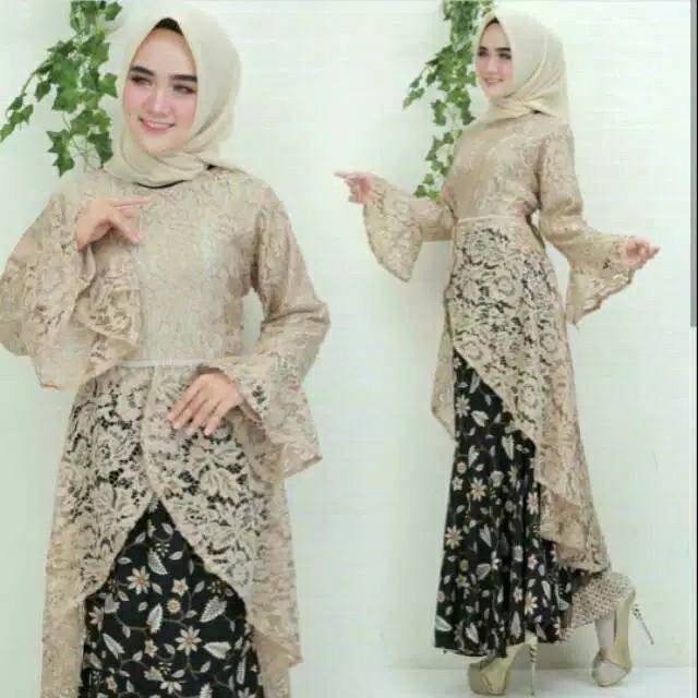 KEBAYA BROKAT SAHRINI / KEBAYA BROKAT MODERN / KEBAYA MUSLIMAH / BROKAT WISUDA / KEBAYA WISUDA