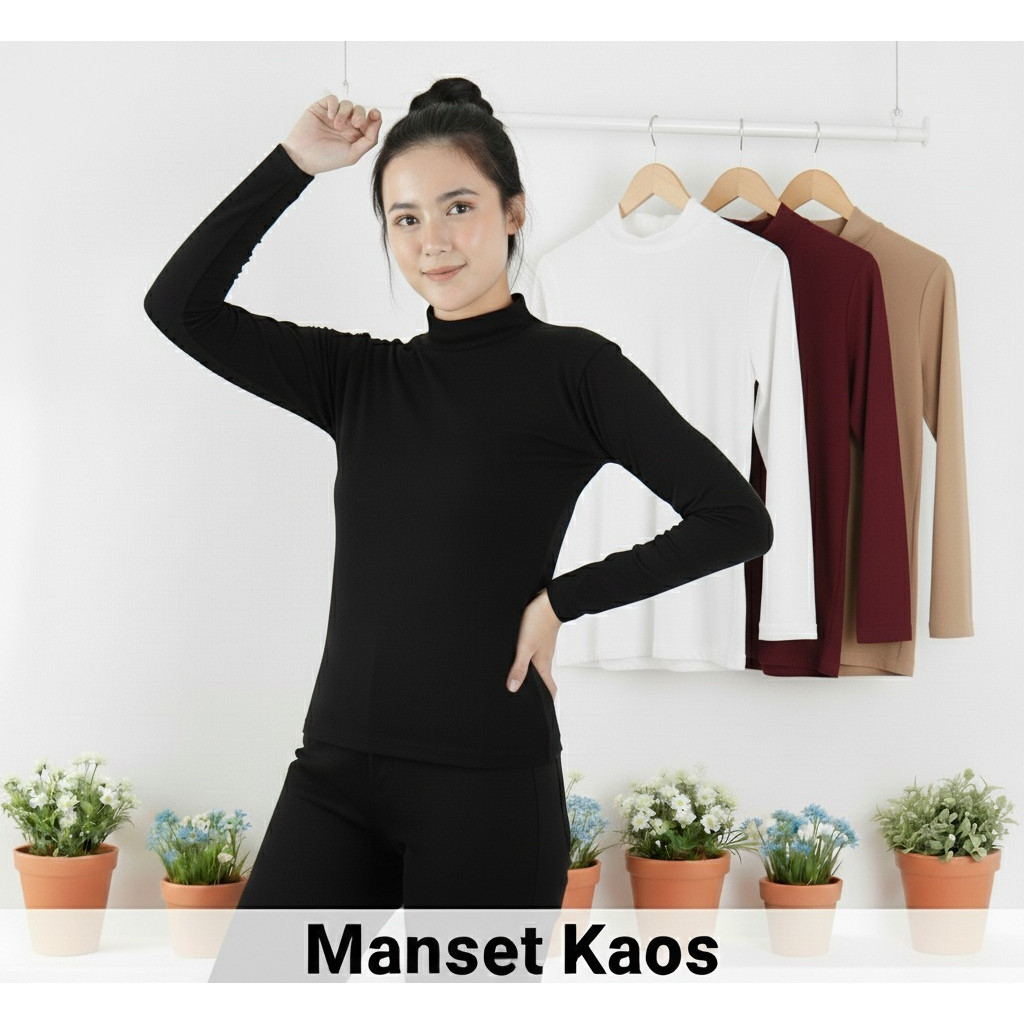 Manset Dewasa Pilihan Terbaru, Bahan Rayon Spandek - Inner Daleman Baju Tunik/ Dalaman Gamis / Manse