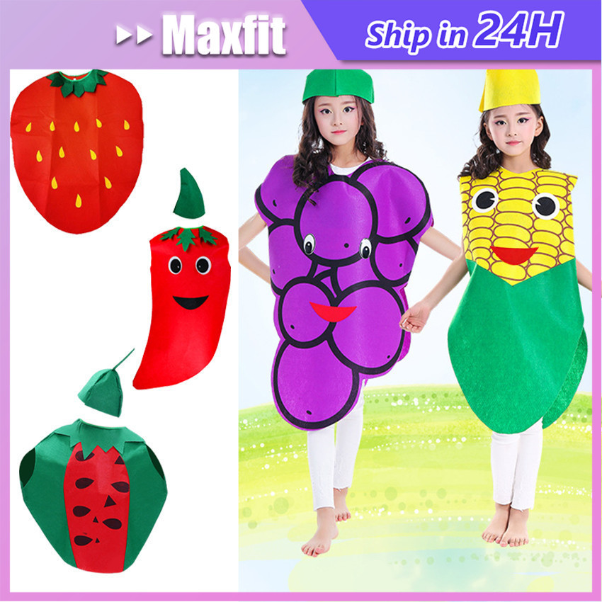 Kostum Karnaval Tari Buah Anak Kostum Buah Dan Sayur / Kostum Karnaval / Baju Karnaval / Kostum Cosp