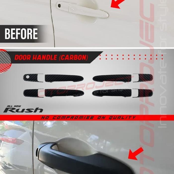 DOOR HANDLE CARBON TOYOTA AL NEW RUSH