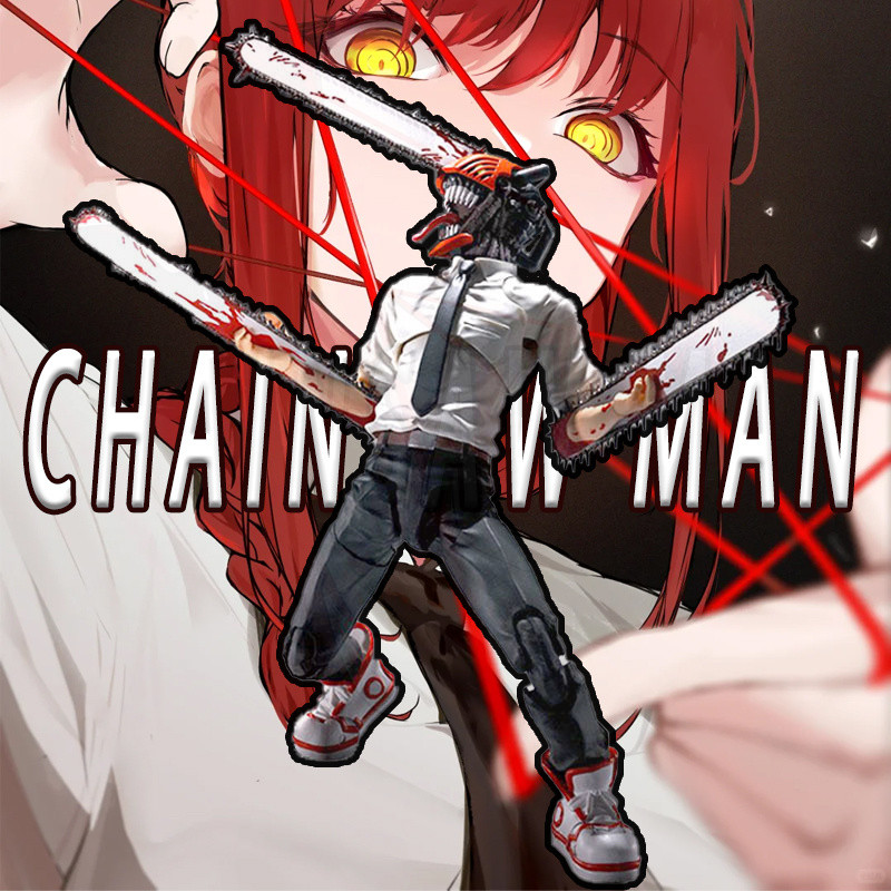 SHF Anime Chainsaw Man Denji Pochita Makima KO Articulated Action Figure PVC Desktop Trendy Toys Col