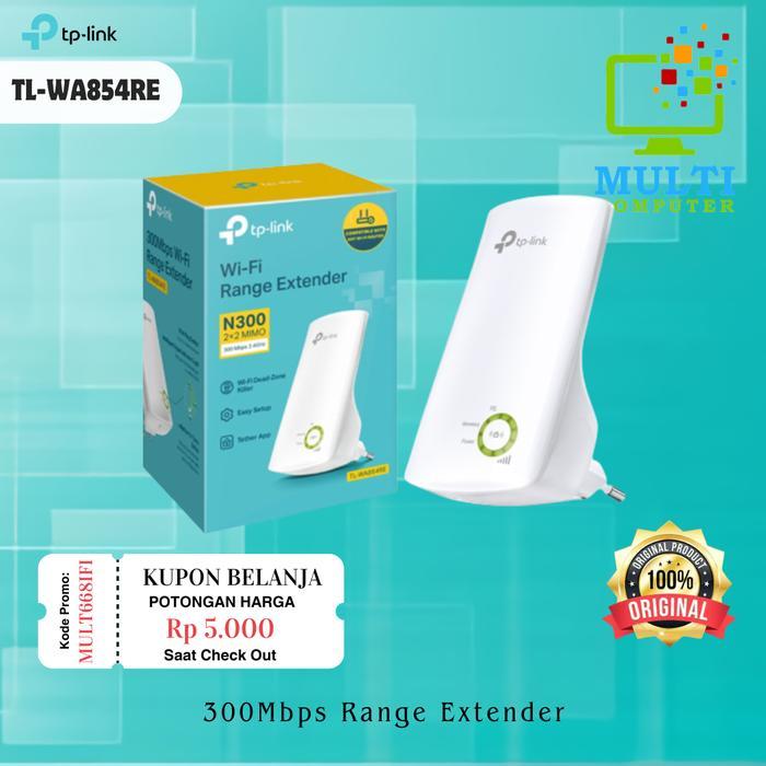 Genius id TP-Link TL-WA854RE Wifi Range Extender Repeater Penguat Sinyal TpLink