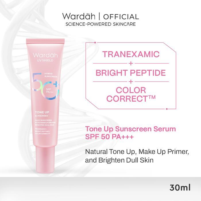 AB - Wardah UV Shield Tinted Tone Up Sunscreen  SPF 50+ PA+++ [30ml]/ Sunscreen Sun Serum Sun Lotion