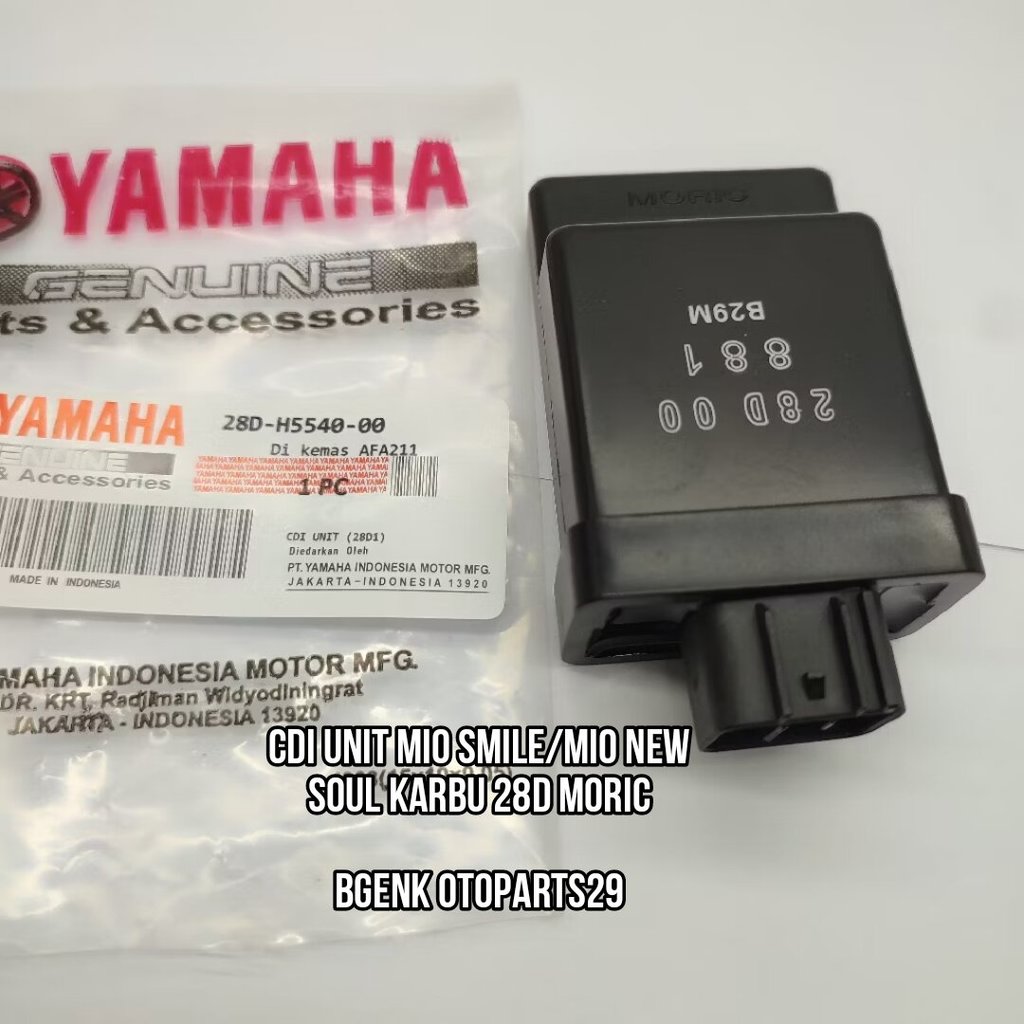 CDI UNIT PENGAPIAN 28D YAMAHA MIO SMILE MIO NEW/SOUL KARBU ORIGINAL MORIC