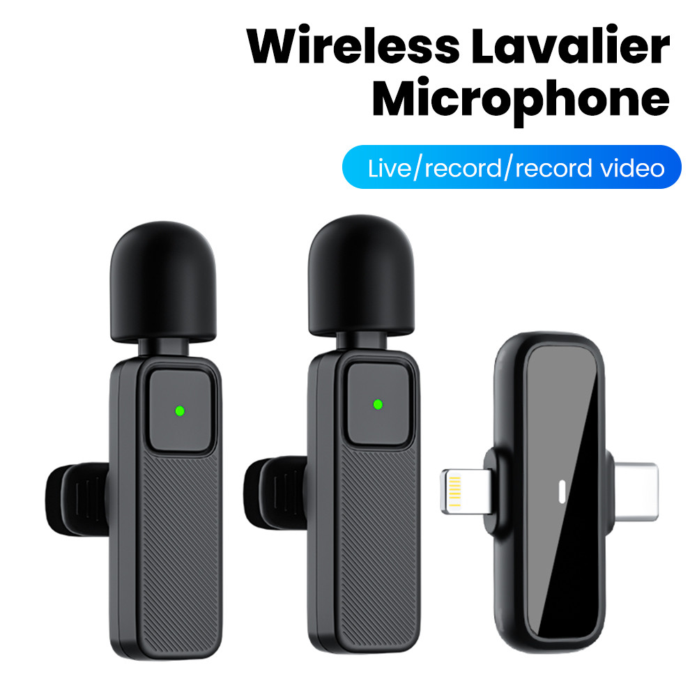 Microphone Wireless Lavalier Microphone for Live Streaming/YouTube/TikTok/Facebook Live Noise Reduct