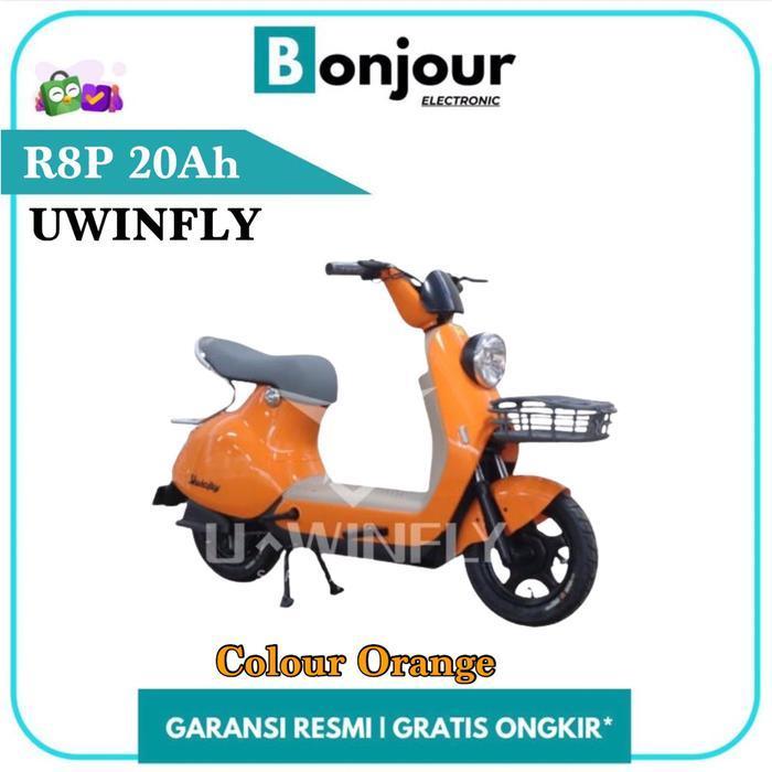 Selis Uwinfly R8 Sepeda Listrik Uwinfly R8P 800W/20Ah - ORANGE [RESMI]