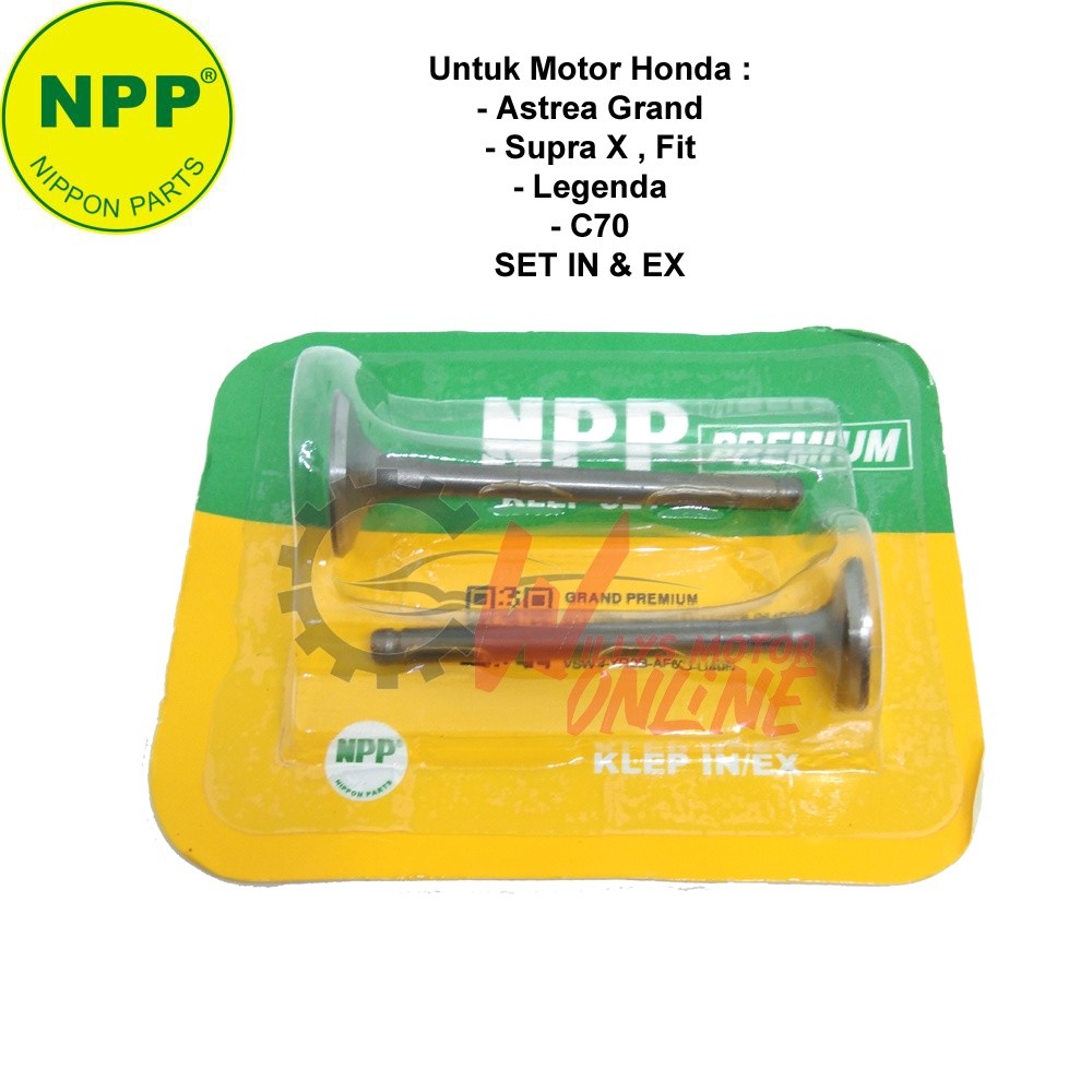 Klep Grand Prima Supra SET Premium Payung Klep Set GRAND SUPRA X NPP NAKASONE