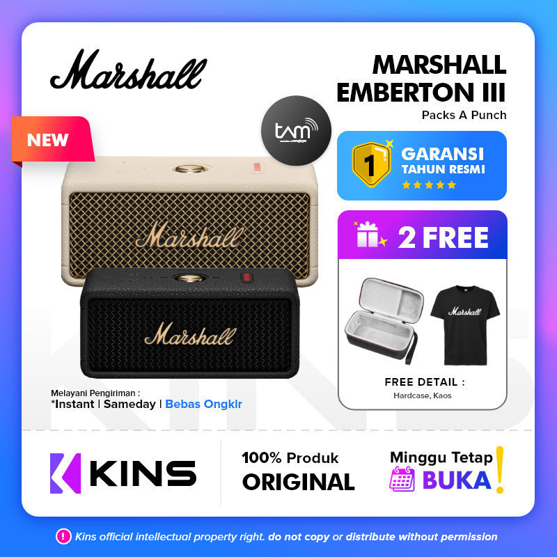 Marshall Emberton III / Emberton 3 Portable Bluetooth Speaker