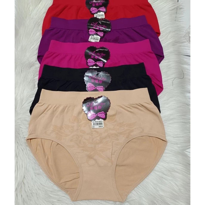 3-PCS CD CELANA DALAM WANITA PEREMPUAN REMAJA RAJUT AN MEI JIAO AMJ FREE SIZE