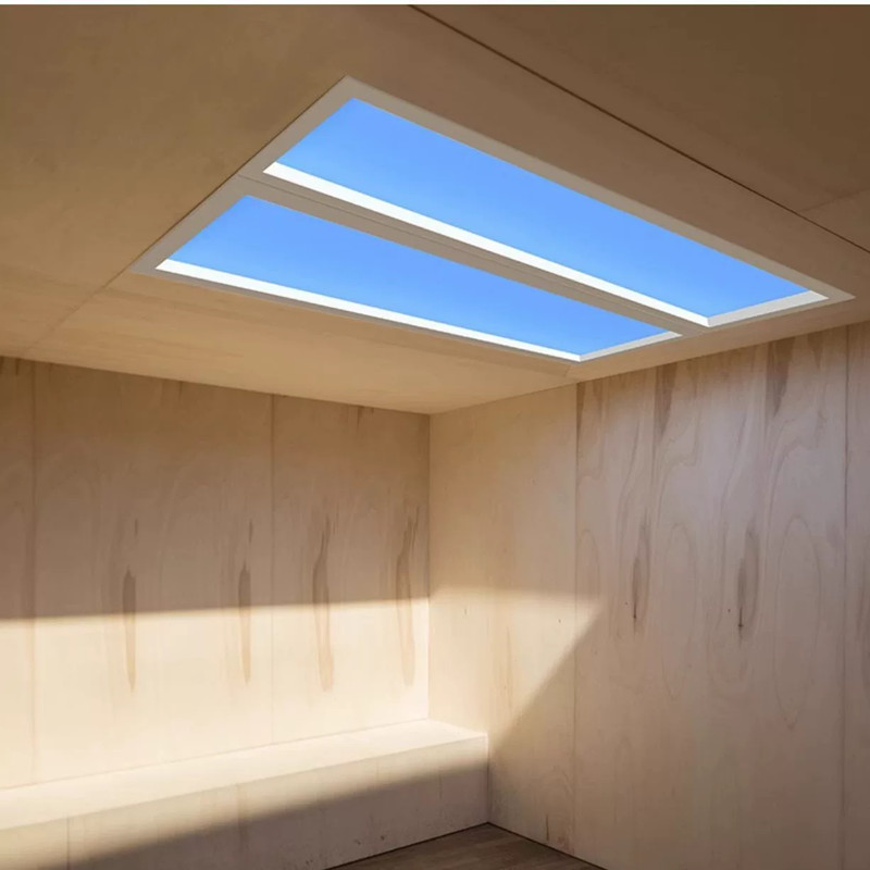 Blue ceiling light minimalist sky led lights square panel light for bedroom indoor Kids room lamp se