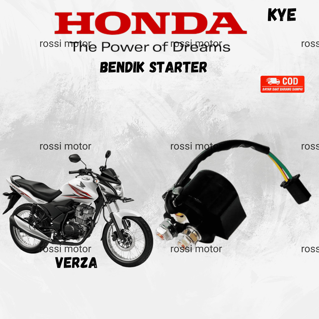 BENDIK STARTER VERZA (KYE) | SPAREPART ORIGINAL SUKU CADANG SEPEDA MOTOR