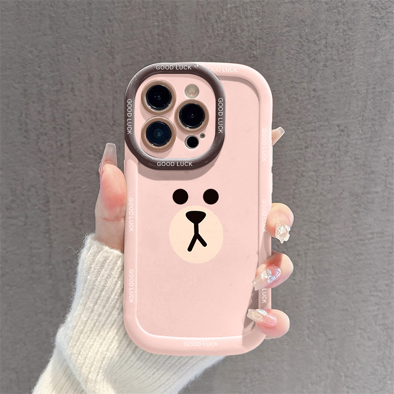 PFK836 beruang untuk case oppo A55 A57 A57E A57S A58 A60 A74 A77 A77S A78 A79 A93 A94 A95 RENO4F 5F 