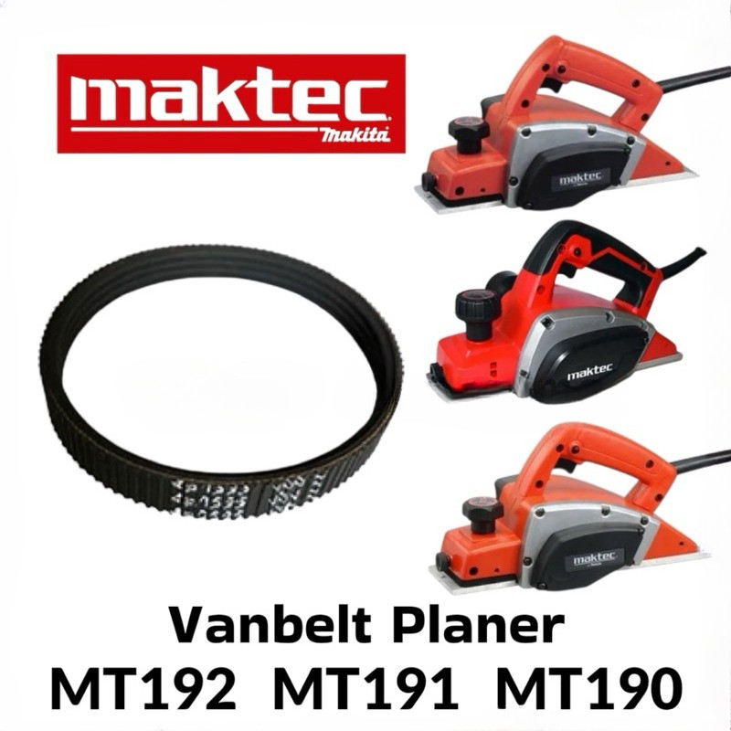 ORIGINAL FANBELT PLANER MAKTEC MT192 - MT191 - MT190 TAHAN PANAS FAN BELT / V-BELT MESIN SERUT/KETAM