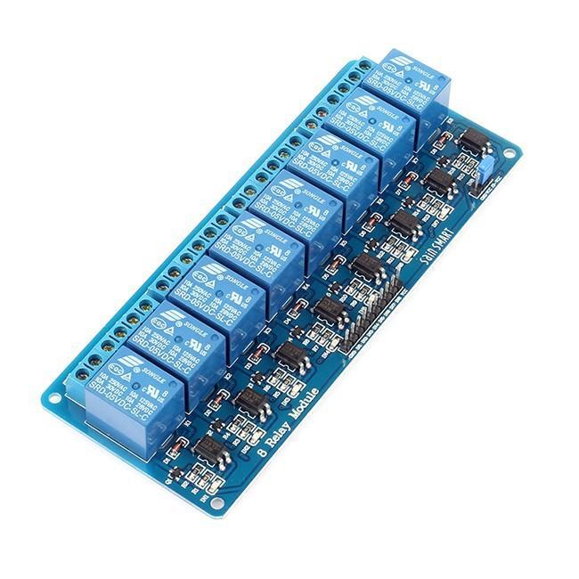 Glorious I.T 8 Channel 5V dc Relay Module Board Shield