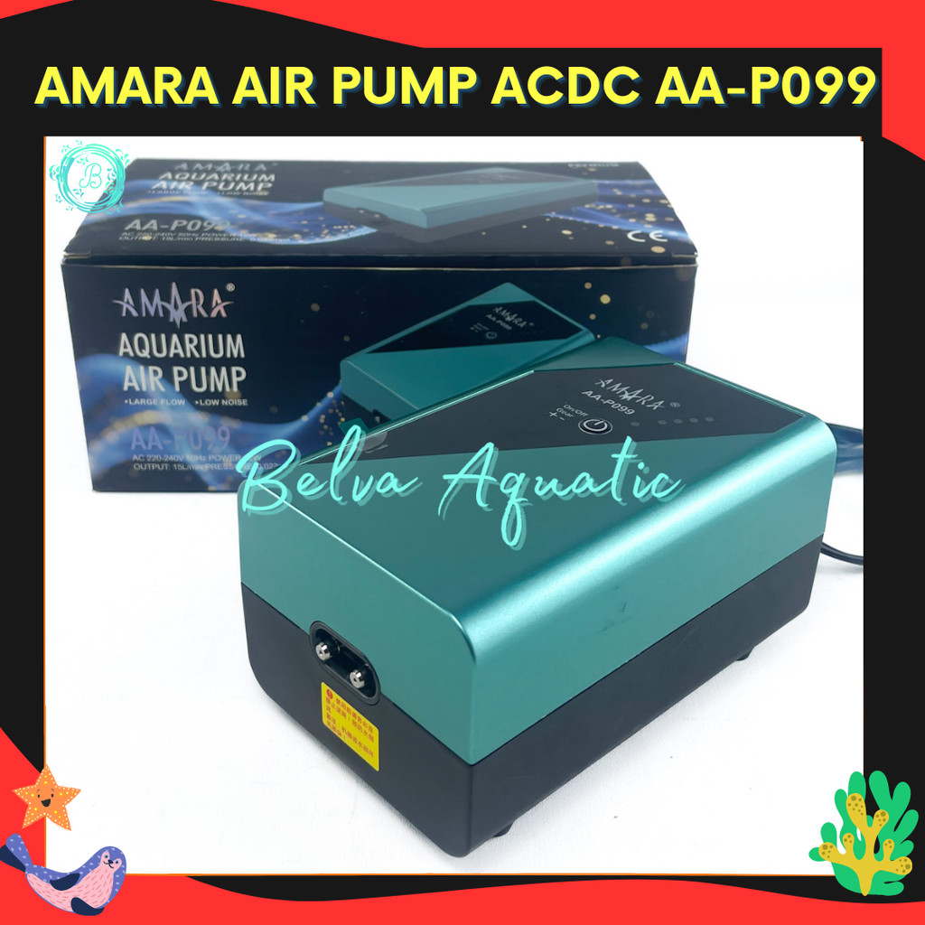 Amara Air Pump AA P099 Aerator Aquarium Low Noise Aerator Amara