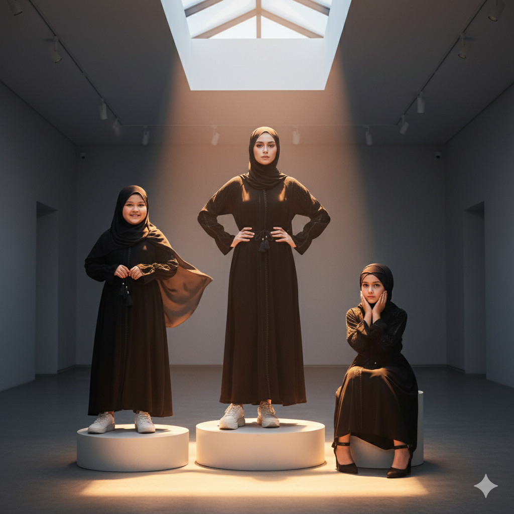 Gamis Hitam Anak Remaja Polos Mewah Terbaru 2026 – Desain Modern Elegan untuk Lebaran