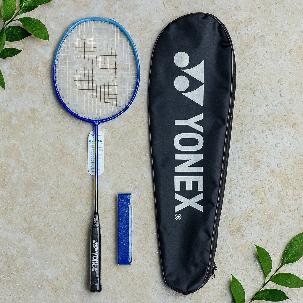 HOT DEALS Raket Badminton Senyawa//langsungan Remaja 22LBS + Tas & Grip Raket YY Pemula Ringan &