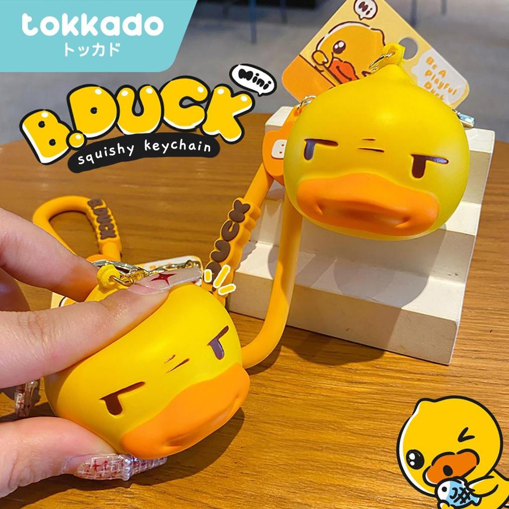 TOKKADO B.Duck Squishy Keychain Bag Charm Gantungan Tas Kunci Original Bebek Lucu