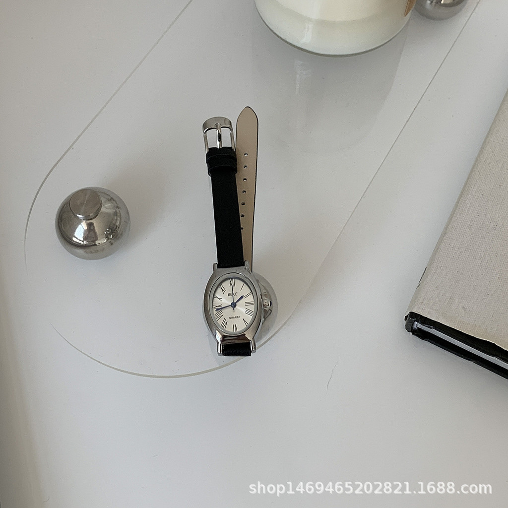 IEKE asli jual panas retro Romawi jam tangan kecil lampu mewah jam tangan siswa perempuan senior di 