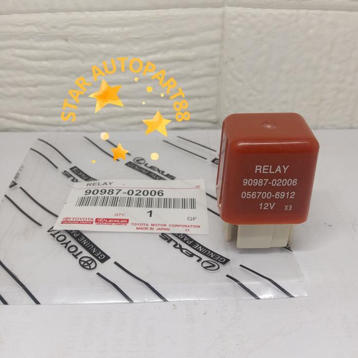 Relay Lampu Toyota Kijang Kapsul 7k Great Corolla Kaki 4 12v