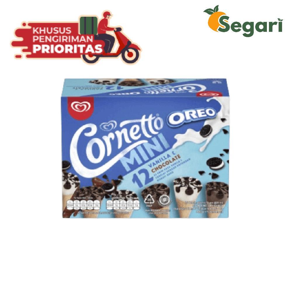 Walls Es Krim Cornetto Mini Oreo 12 x 28 ml