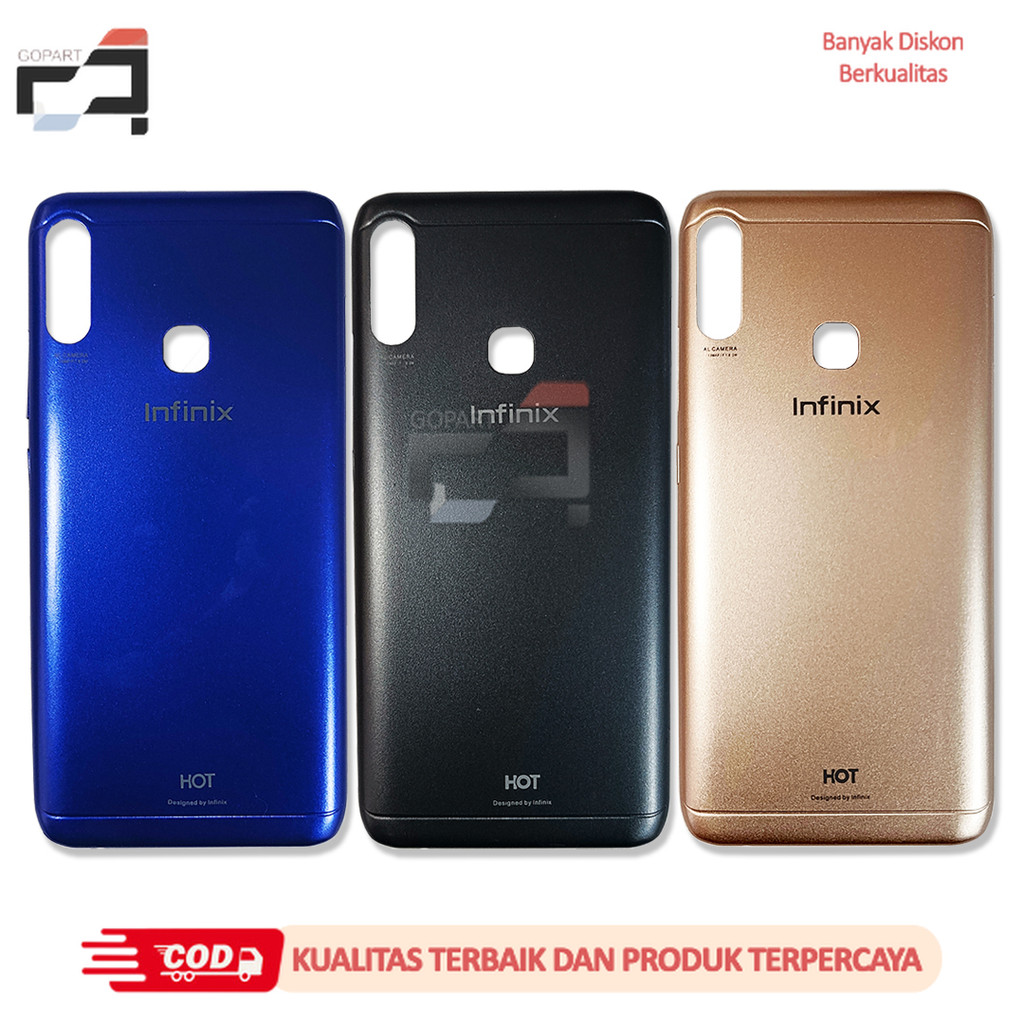 BACKDOOR BACKCOVER TUTUP BELAKANG CASING INFINIX HOT 7 PRO X625