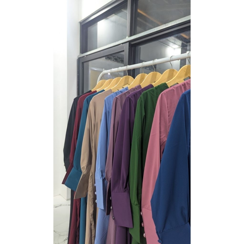 Arafah Abaya Basic Wolfis Premium