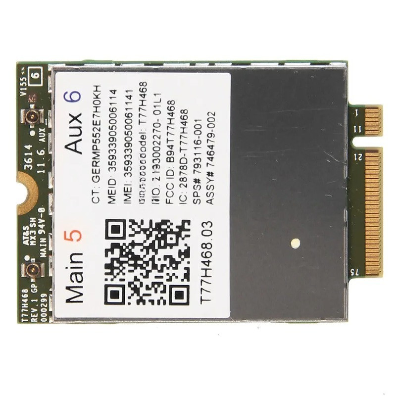 wireless adapter card for HP LT4211 T77H468 GOBI5000 WWAN NGFF 4G LTEEVDOHSPA+Module Card 793116001