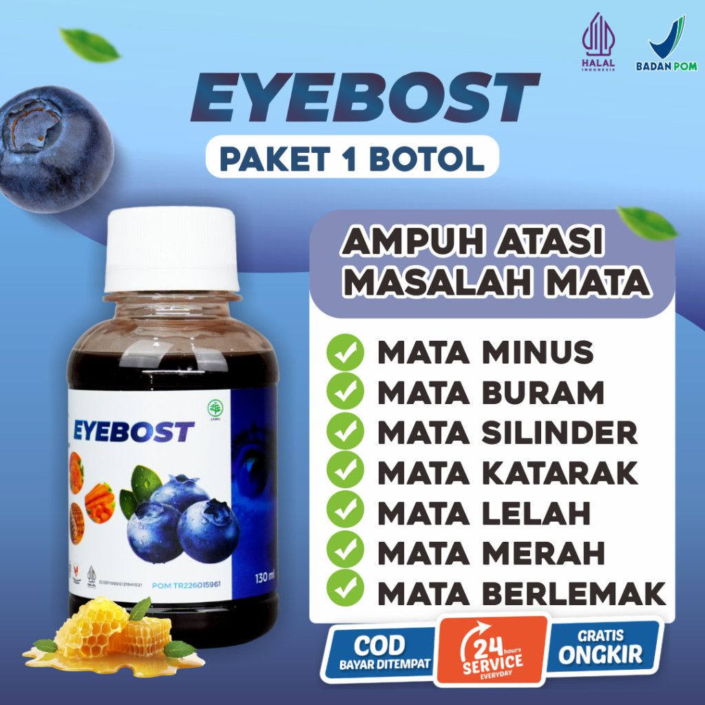 Eyebost Vitamin Mata Madu Terapi Atasi Masalah Mata Minus dan Silinder