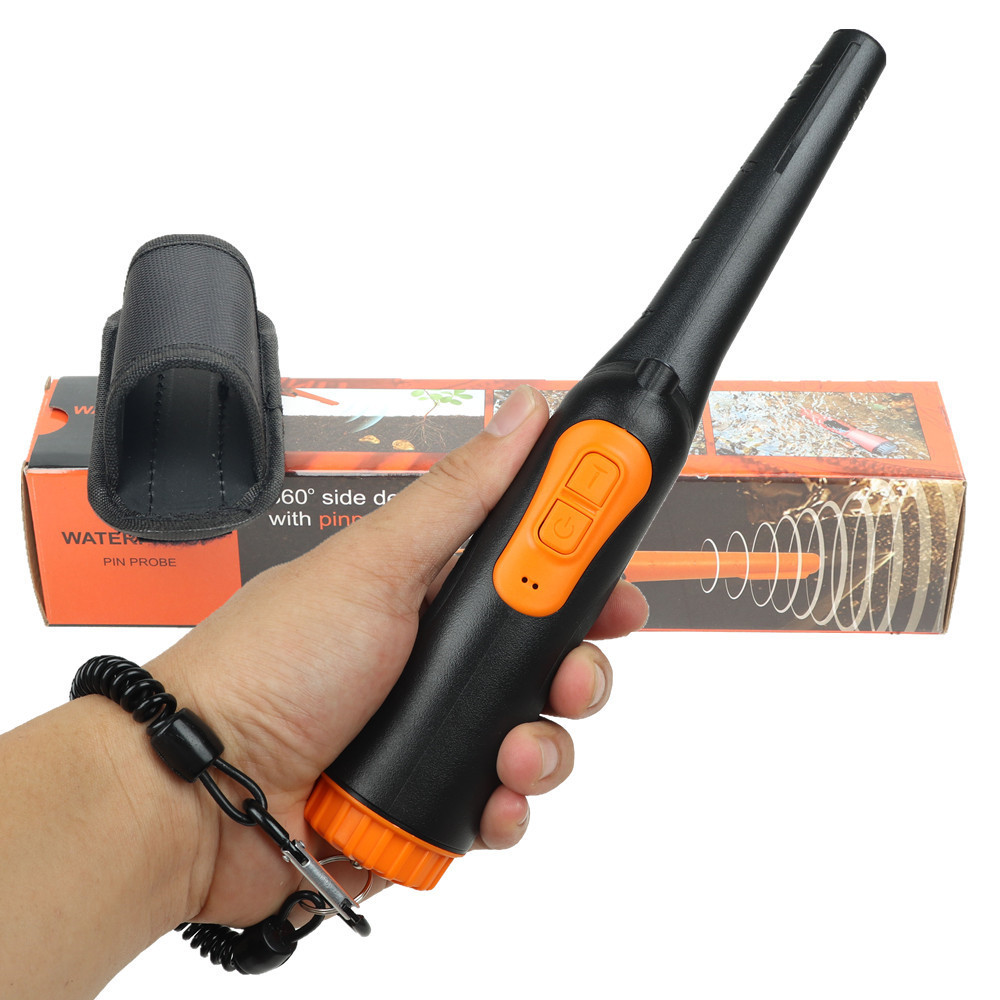 Fully Body Waterproof Handheld Metal Detector Underwater Pin Pointer Three Mode With Portable LED Li