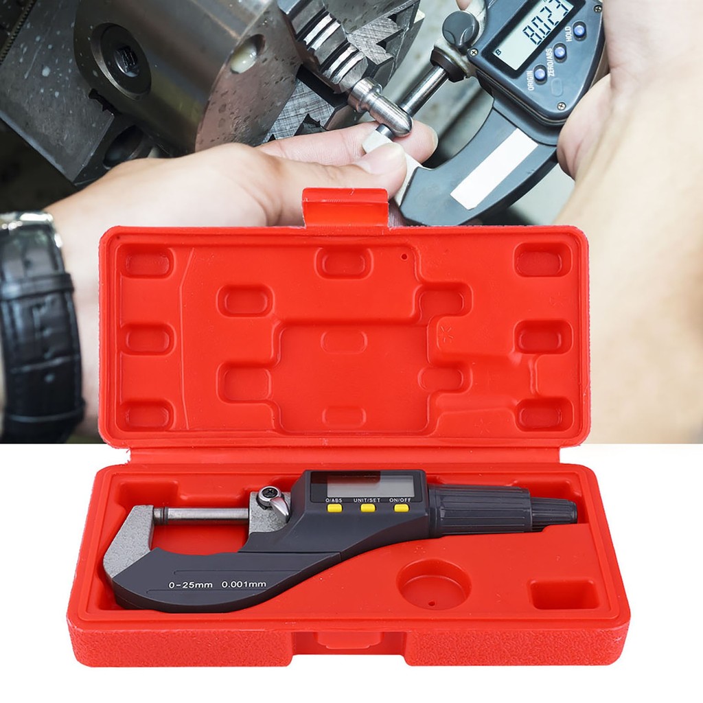 0.001mm Digital Electronic Micrometer Outside Micrometer Caliper Gauge Digital Micrometer Outside Mi