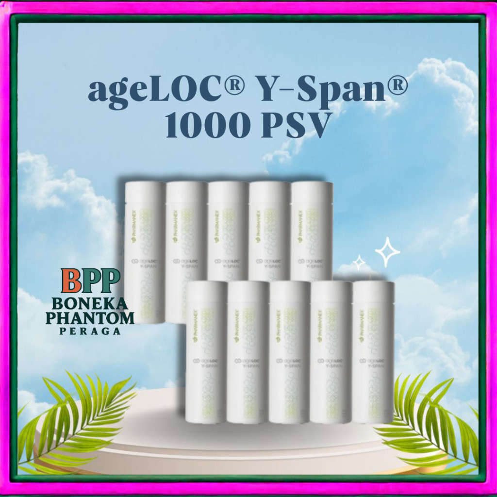 Nu Skin ageLOC Y-Span 1000 PSV Suplemen Anti Aging & Vitalitas Tubuh Sehat Bugar Alami