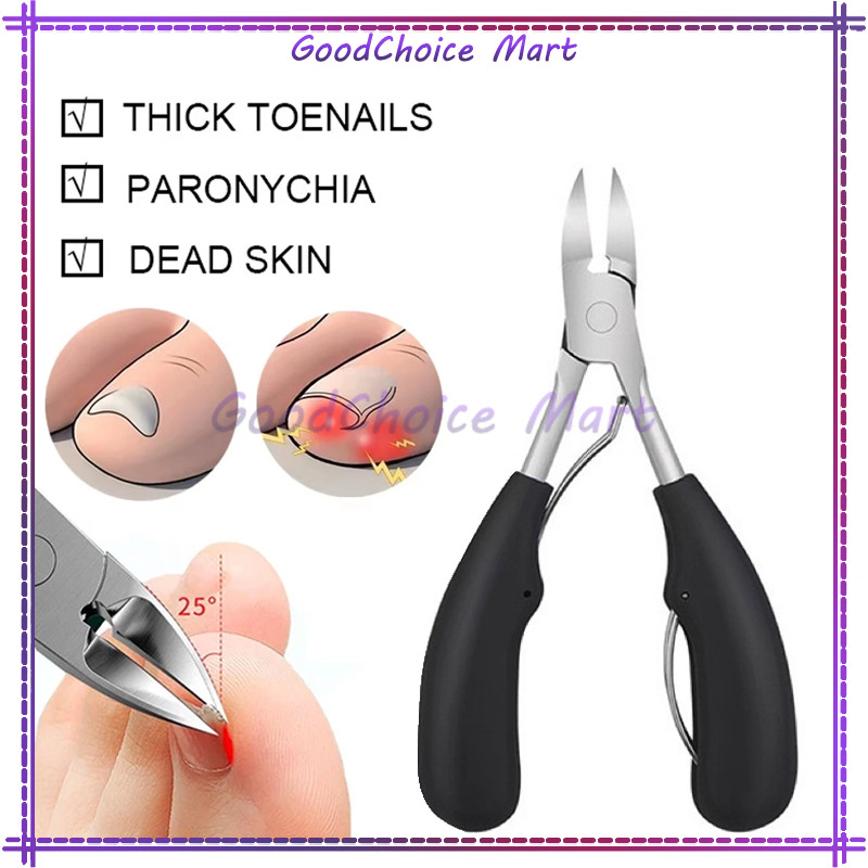 Gunting Kuku Jempol Kaki Miring Anti Cantengan Pemotong Kuku Miring Jempol Kaki Stainles Steel