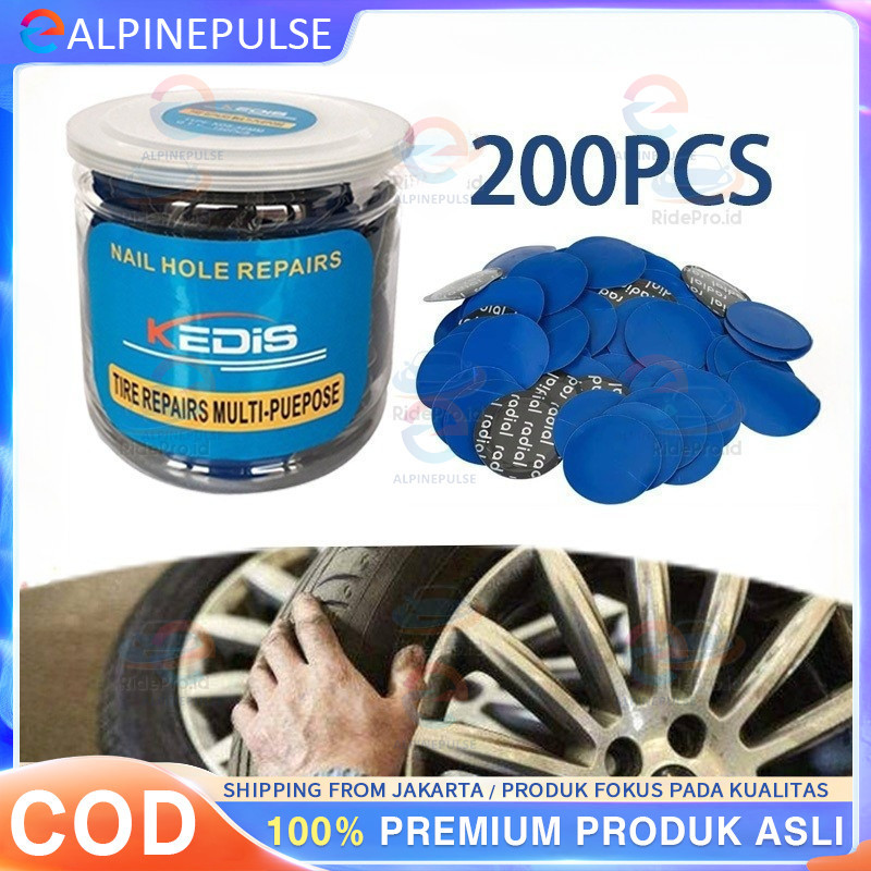 COD 200pcs Karet Tambal Ban Tiptop Tire Patch 32mm Tiptop Tambal Ban Dalam Tambal Ban Tip Top