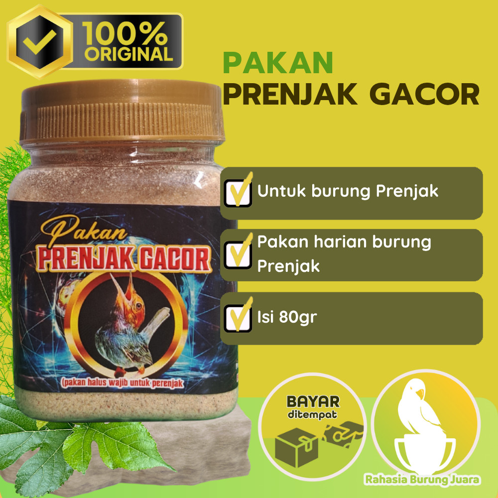 Pakan Prenjak Gacor Vitamin Suplemen Burung pakan burung penggacor
