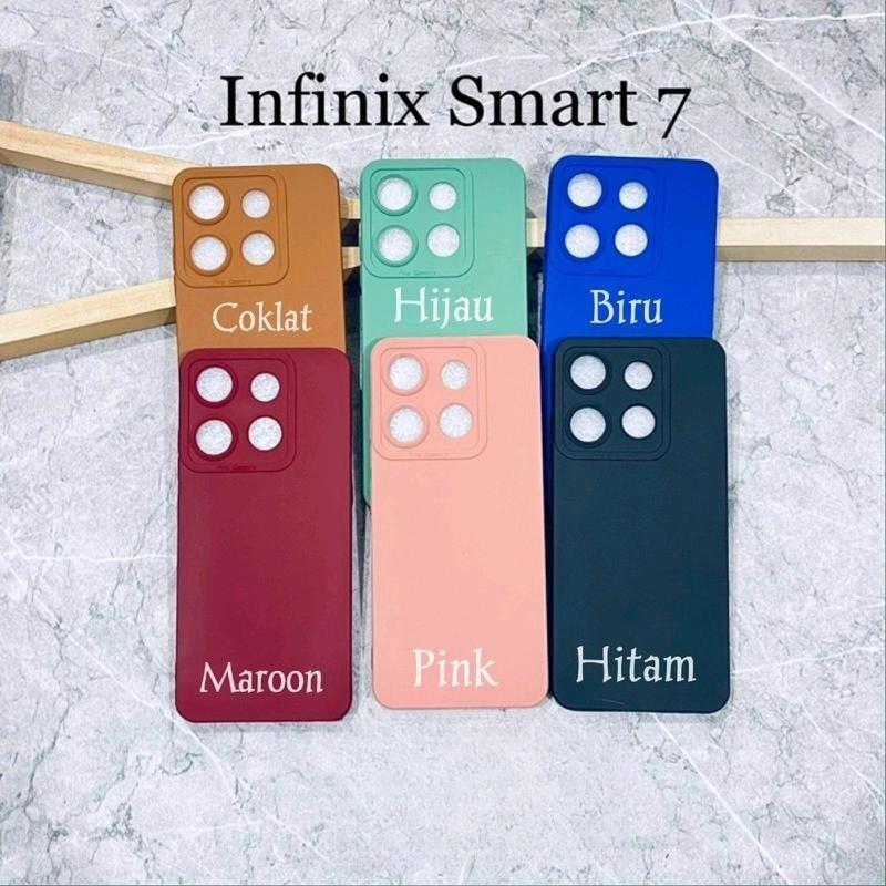 SoftCase Macaron Untuk Hp Infinix Smart 7 X6515 Tpu Procamera