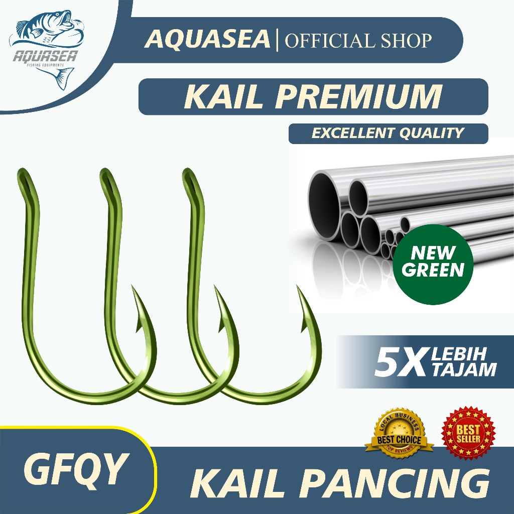 PANCING PEMULA Kail Pancing  (KAIL TYPE KECIL) Type 1053 serial no 0.5 - 5.0 isi 10pcs Kail GFQY Hij