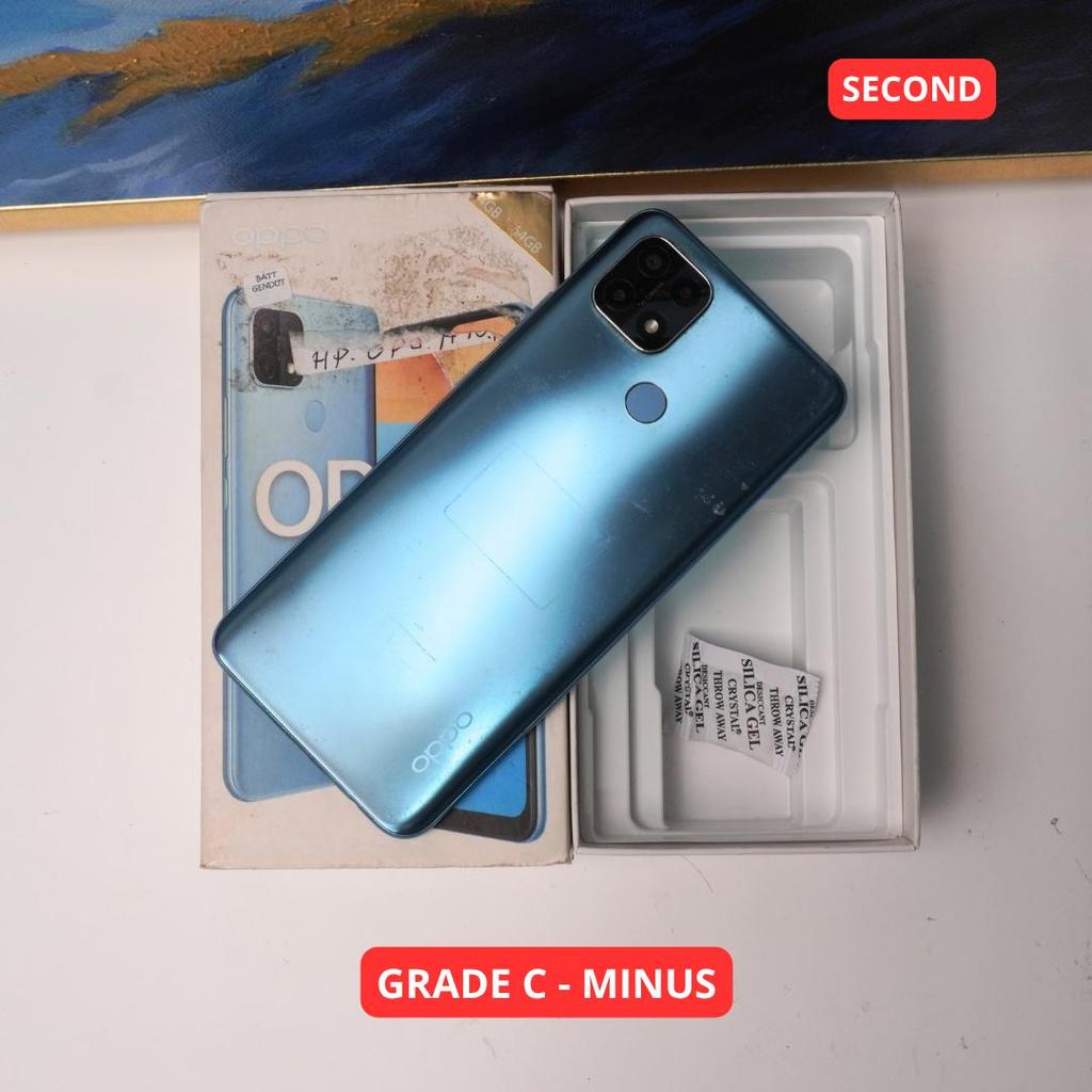 OPPO A15S 4/64 GB GRADE C - MINUS HP SECOND ORIGINAL SINAR MUTIARA CELL