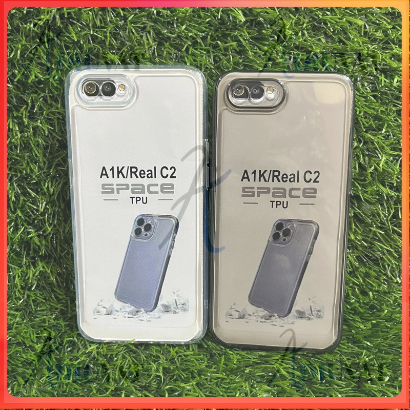 PROMO SoftCase Casing Clear Oppo A1K/C2 Silikon Bening Trasaparan TPU Space
