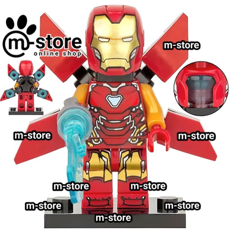 mainan edukasi karakter iron man mark 85