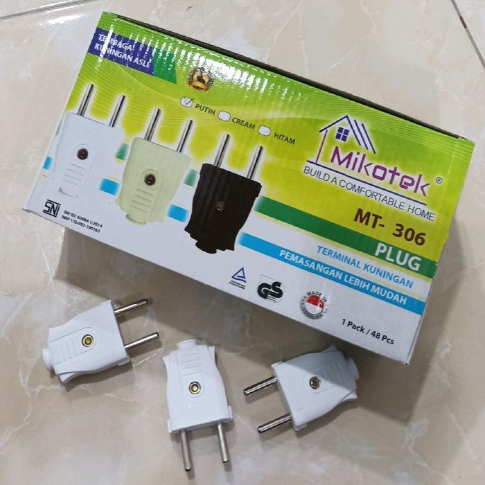 Promo Steker Gepeng Mikotek MT-306 / Colokan Gepeng Mikotek